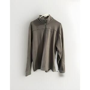 Mountain Hardwear 1/2 Zip Pullover Fleece Charcoal Gray Size Large